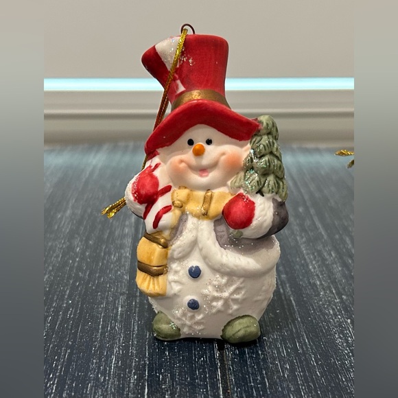 Set of 3 Snowman Ornaments - Picture 4 of 5